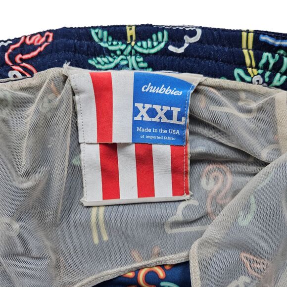 Chubbies Neon Light Swim Trunks Shorts Mens XXL 2XL Made in USA Classic - Picture 6 of 7